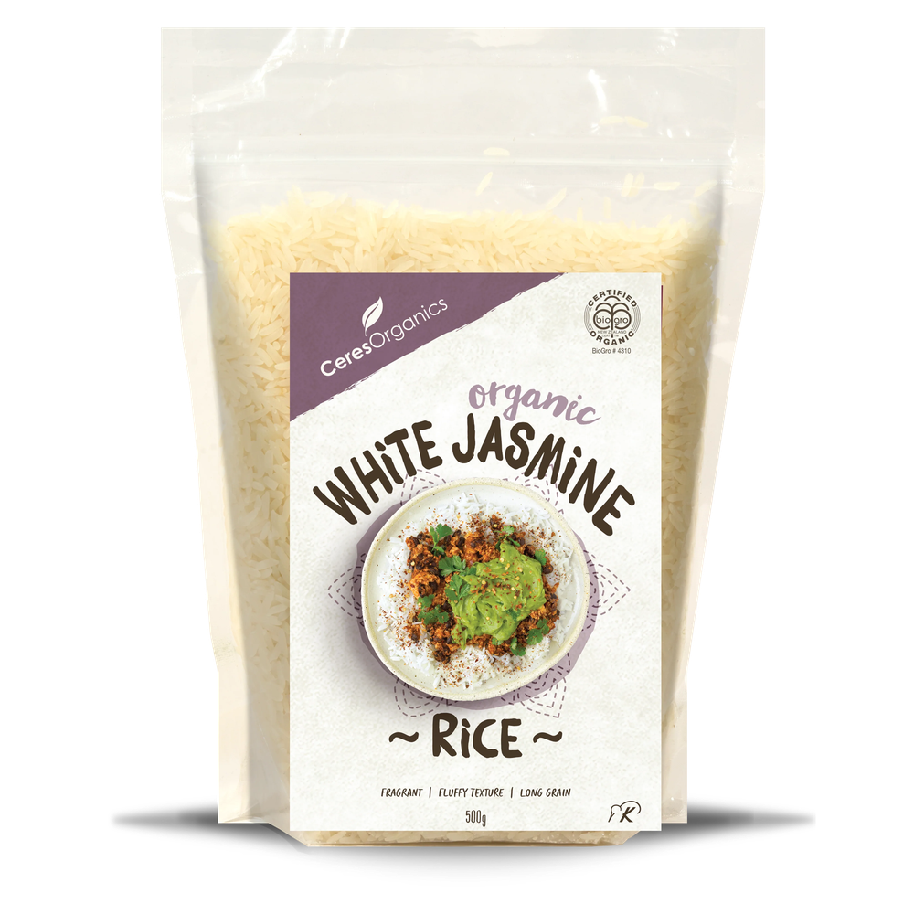 Ceres Organics Jasmine White Rice - 500g - L'Organic