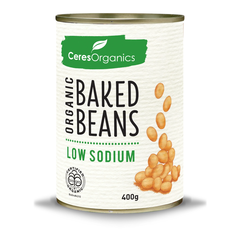 Ceres Organics Baked Beans, Low Sodium - 400g - L'Organic