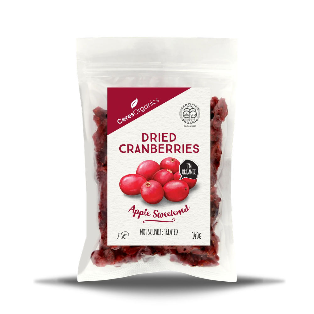 Ceres Organics Dried Cranberries - 140g - L'Organic