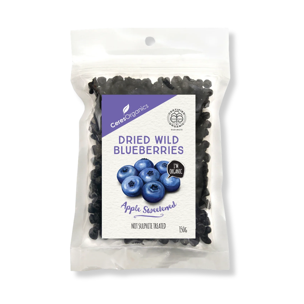 Ceres Organics Dried Wild Blueberries - 150g - L'Organic