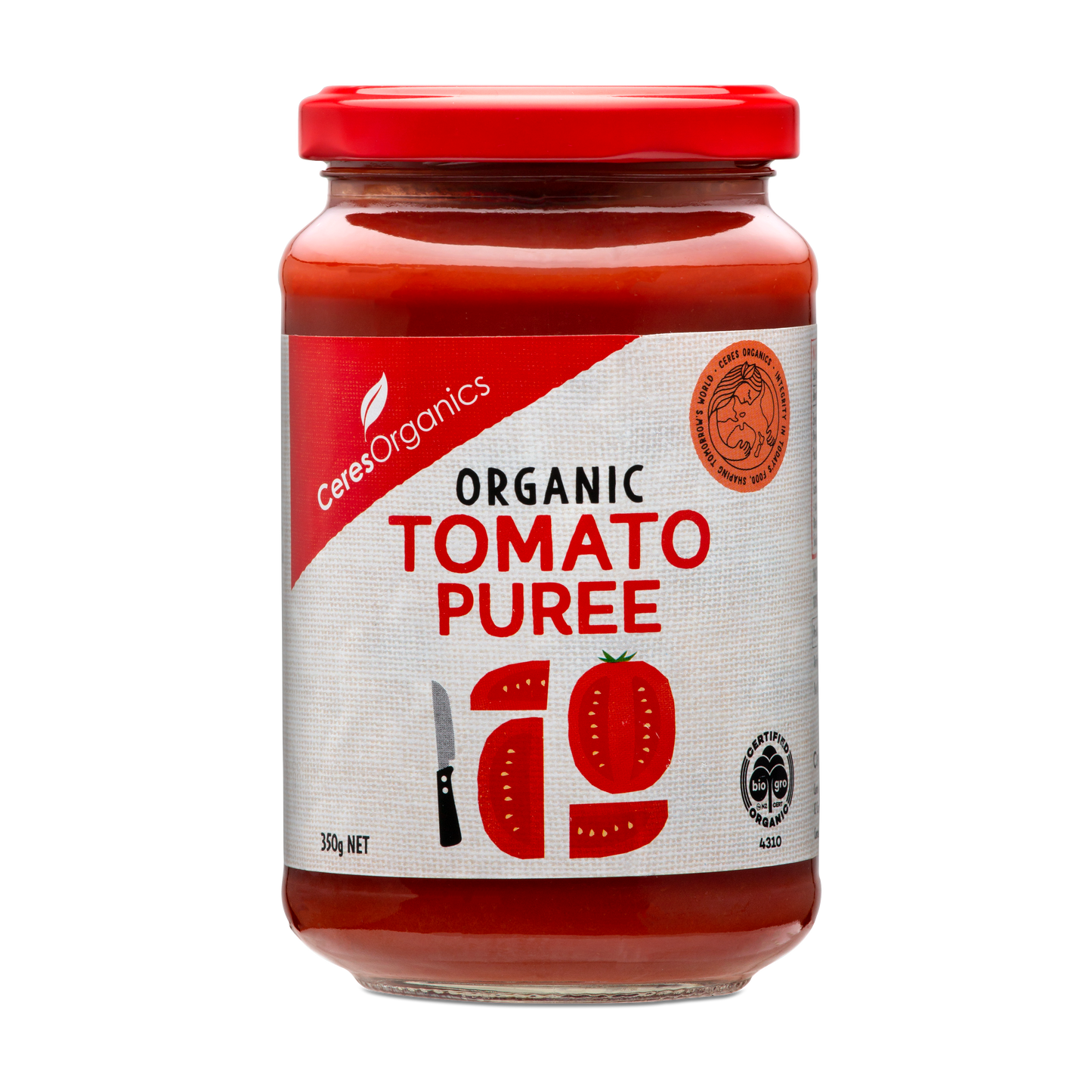 Ceres Organics Tomato Puree - 350g