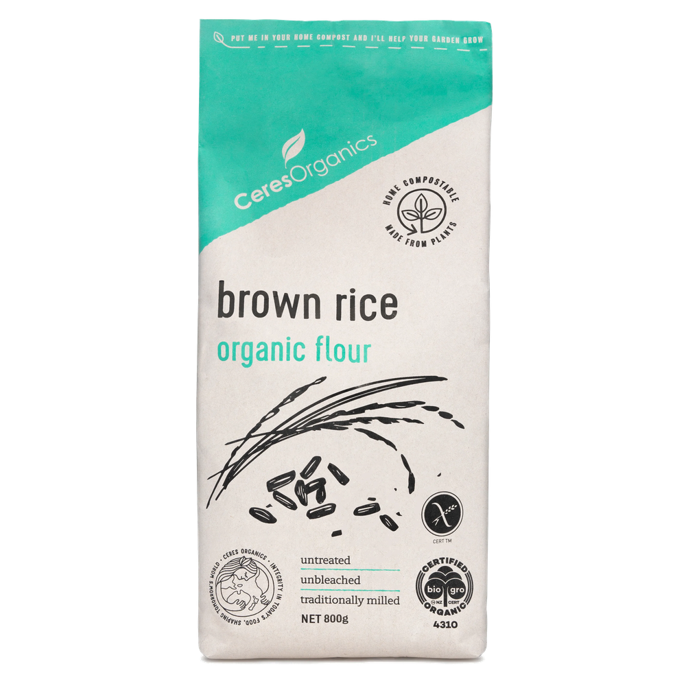 Ceres Organics Brown Rice Flour - 800g - L'Organic