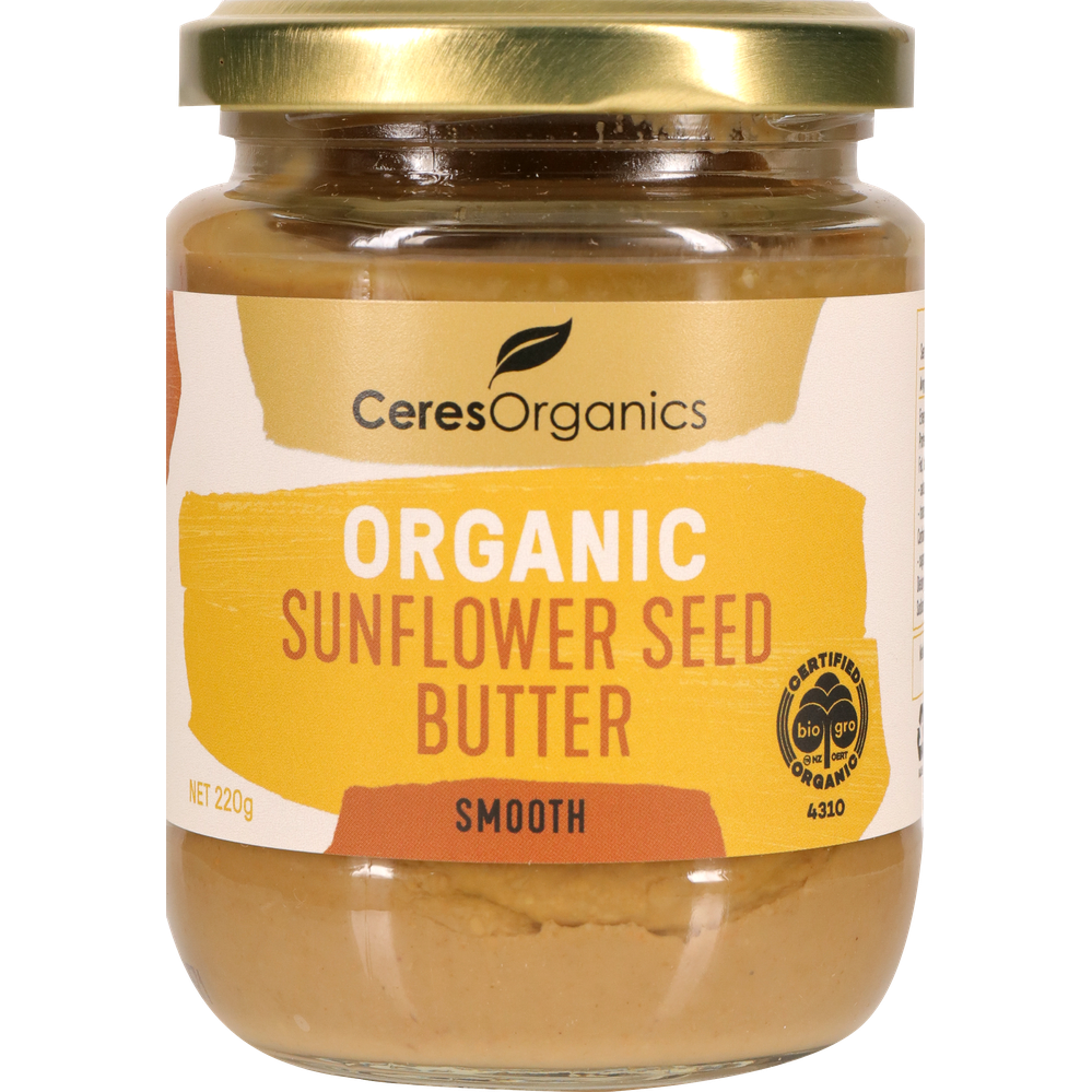 Ceres Organics Sunflower Seed Butter Smooth - 220g - L'Organic