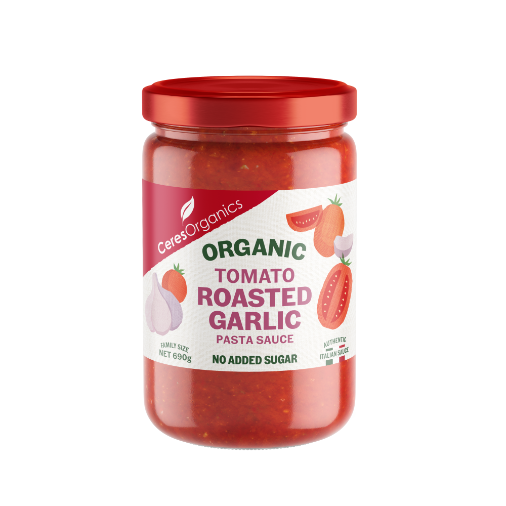 Ceres Organics Tomato Roasted Garlic Pasta Sauce - 690g