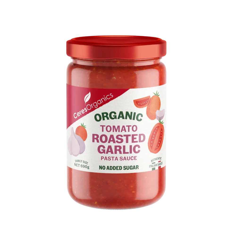 Ceres Organics Tomato Roasted Garlic Pasta Sauce - 690g - L'Organic