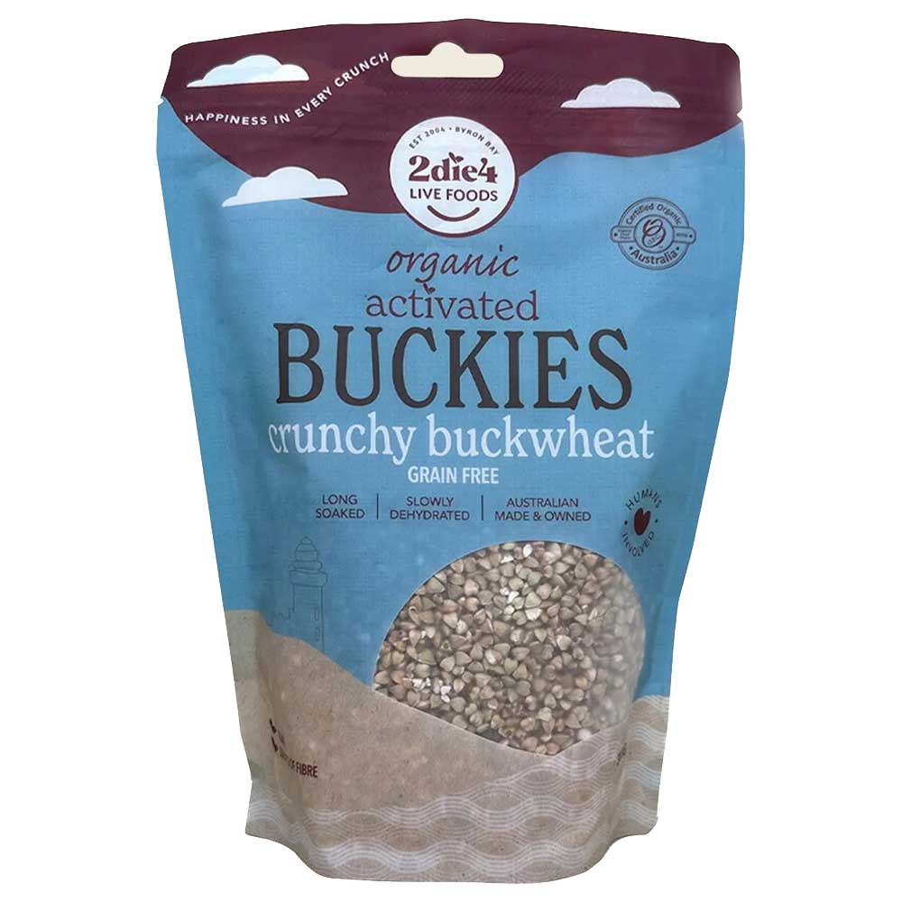 2Die4 Live Foods Activated Organic Buckinis - 300g - L'Organic