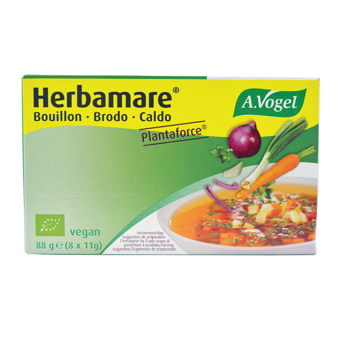 A VOGEL Herbamare Organic Bouillon Vegetable Stock Cubes Regular 88g - L'Organic