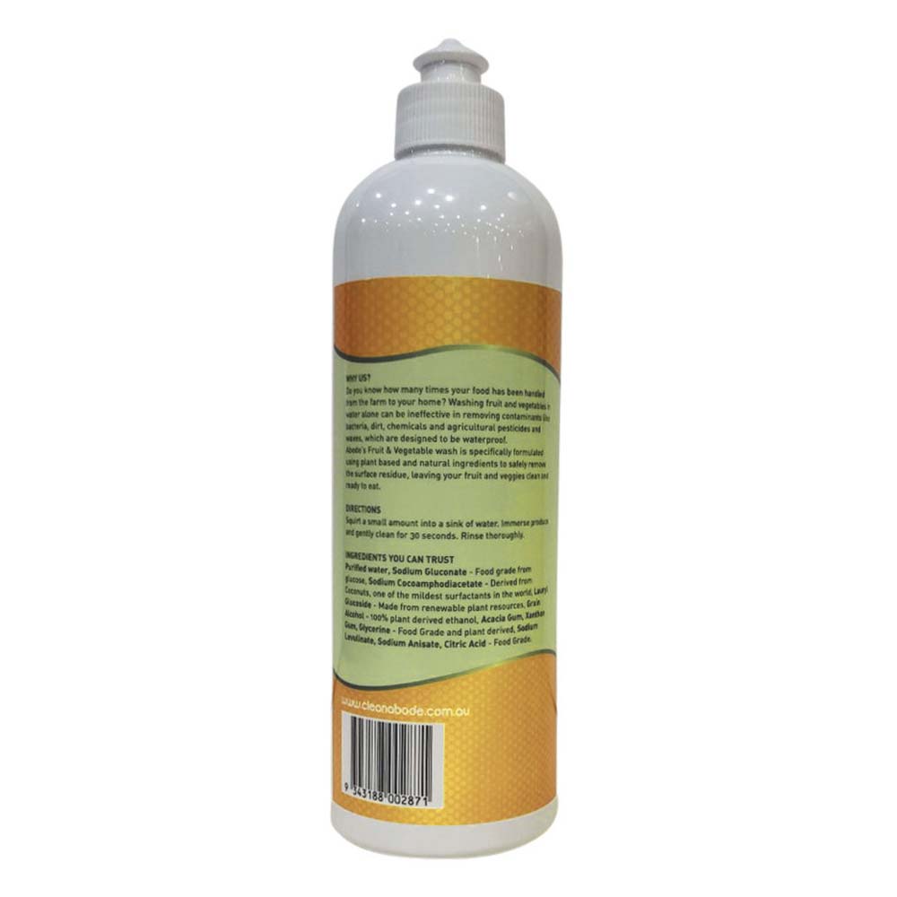Abode Fruit & Veg Wash - 500ml - L'Organic