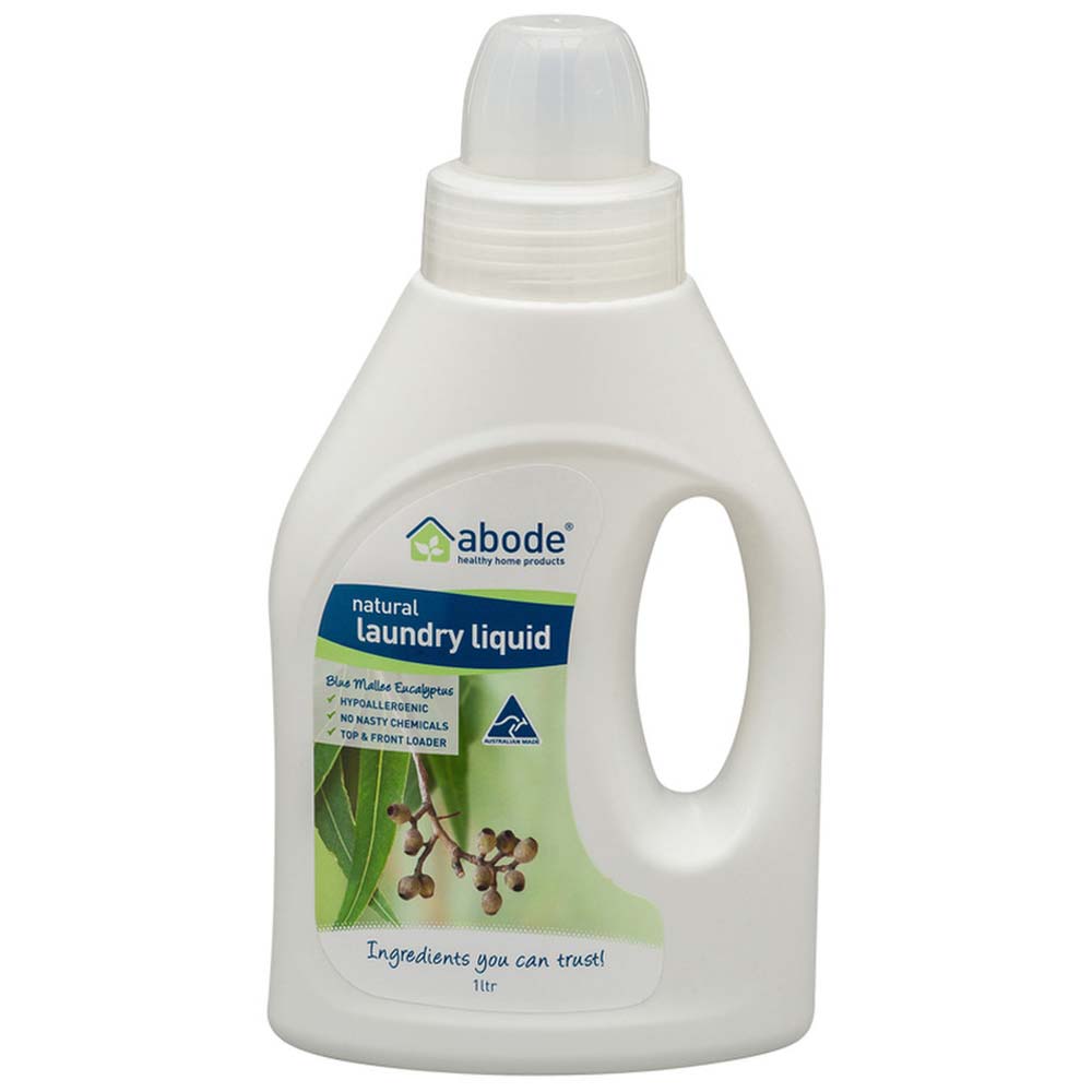 Abode Laundry Liquid - Blue Mallee Eucalyptus - 1L - L'Organic