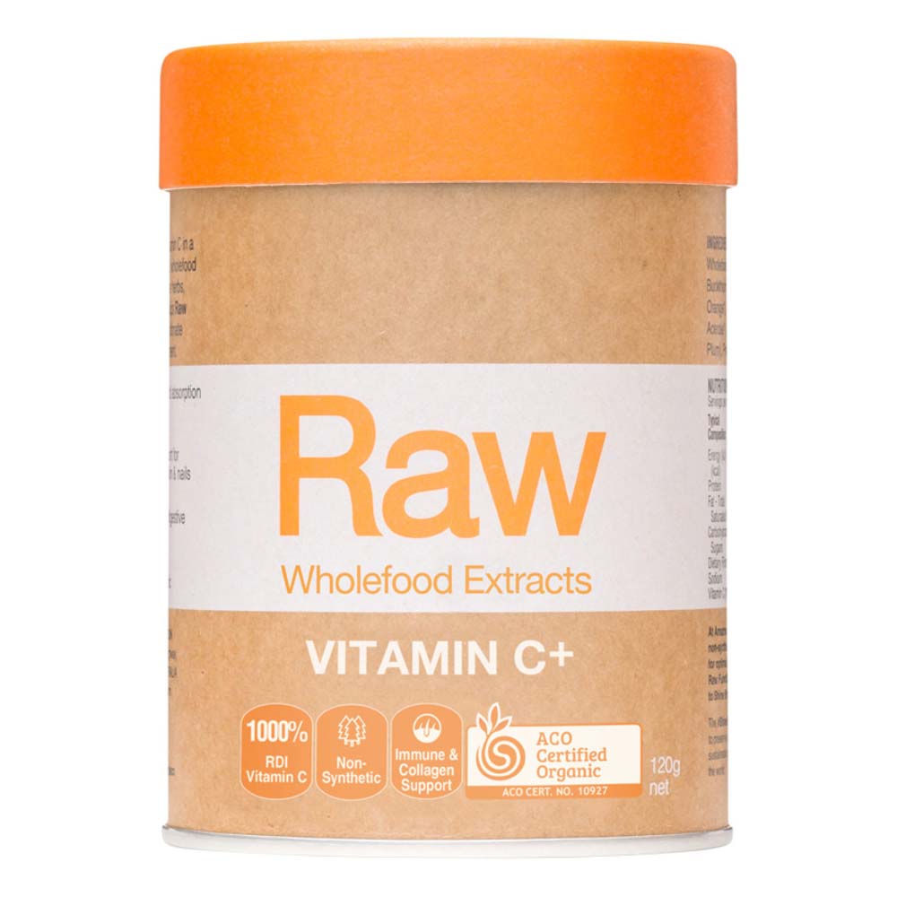 Amazonia Raw Organic Vitamin C+ (Passionfruit Flavour) - 120g - L'Organic