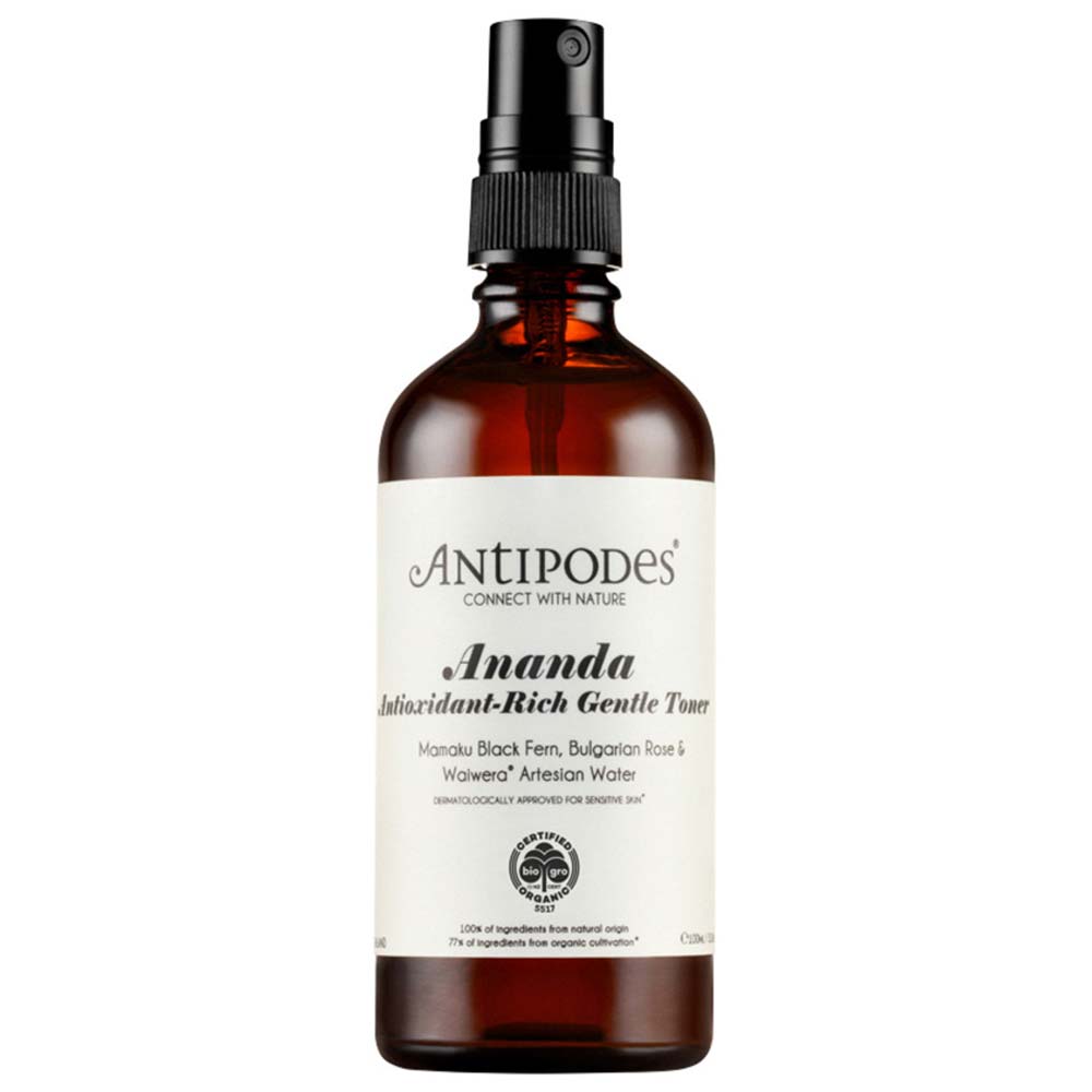 Antipodes Organic Ananda Antioxidant Rich Gentle Toner - 100ml - L'Organic