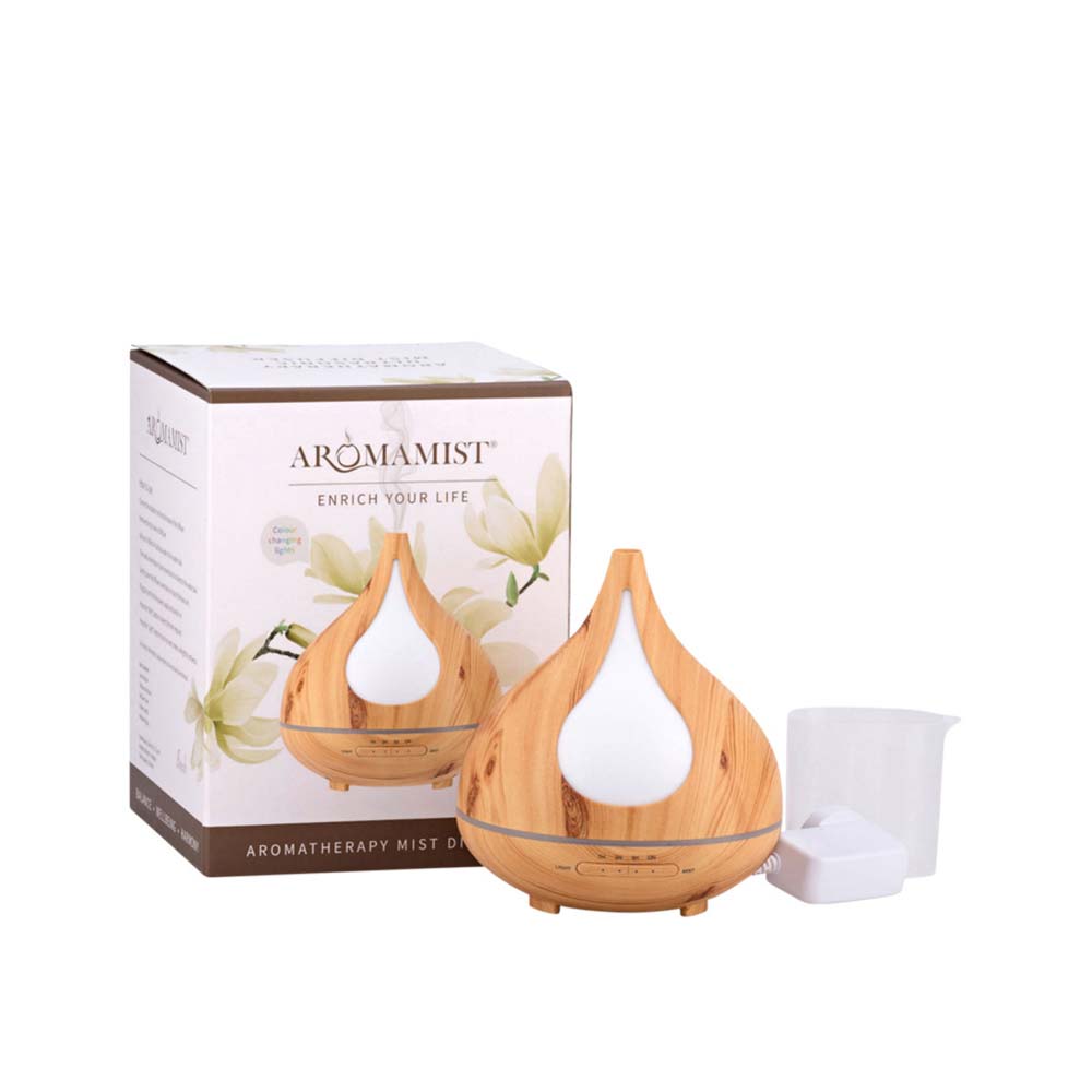Aromamatic Aromamist Ultrasonic Mist Diffuser - Woodgrain Beech - L'Organic