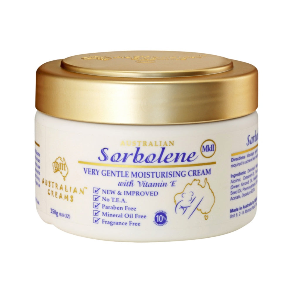 Australian Creams MkII Sorbolene Very Gentle Moisturising Cream with Vitamin E 250g - L'Organic