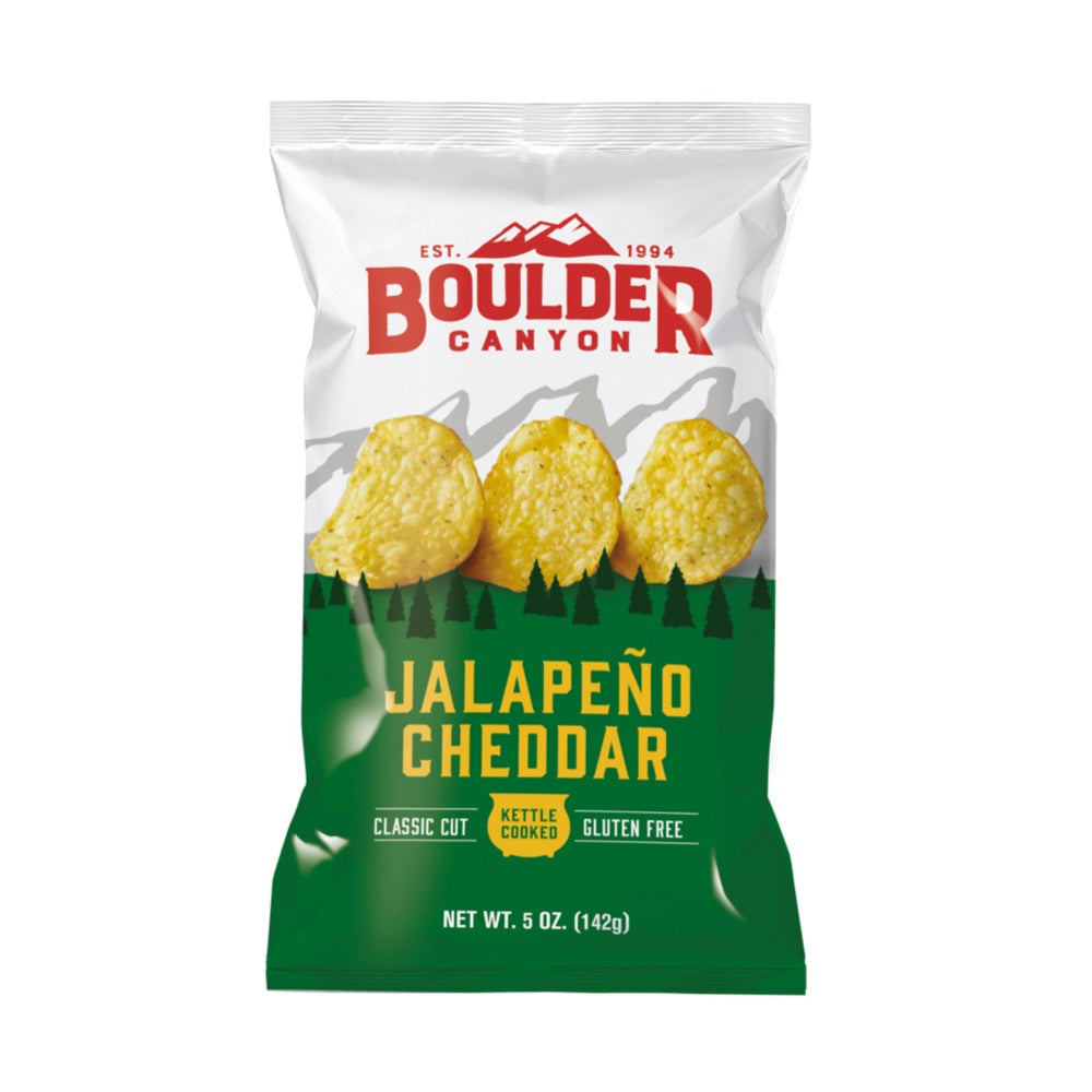 Boulder Canyon Jalapeno Cheddar Kettle Potato Chips - 142g