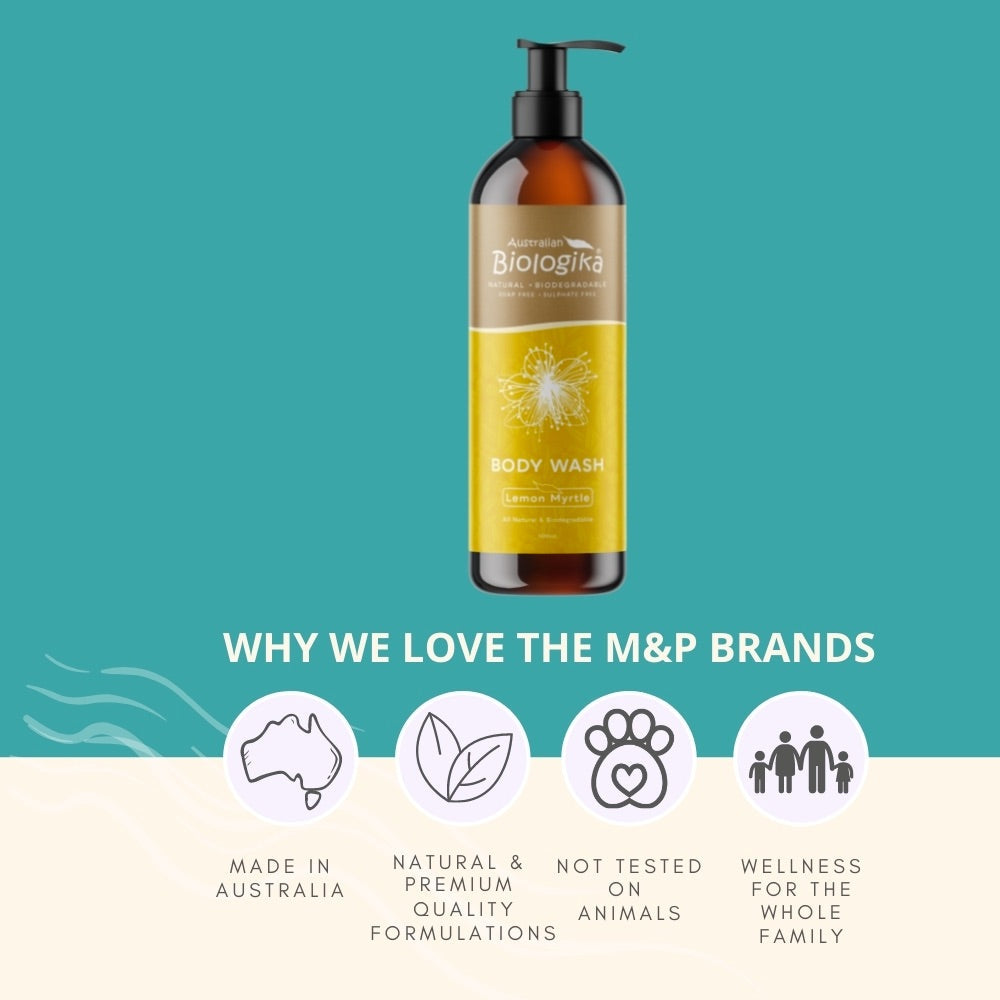 BIOLOGIKA Body Wash Lemon Myrtle - 500ml - L'Organic