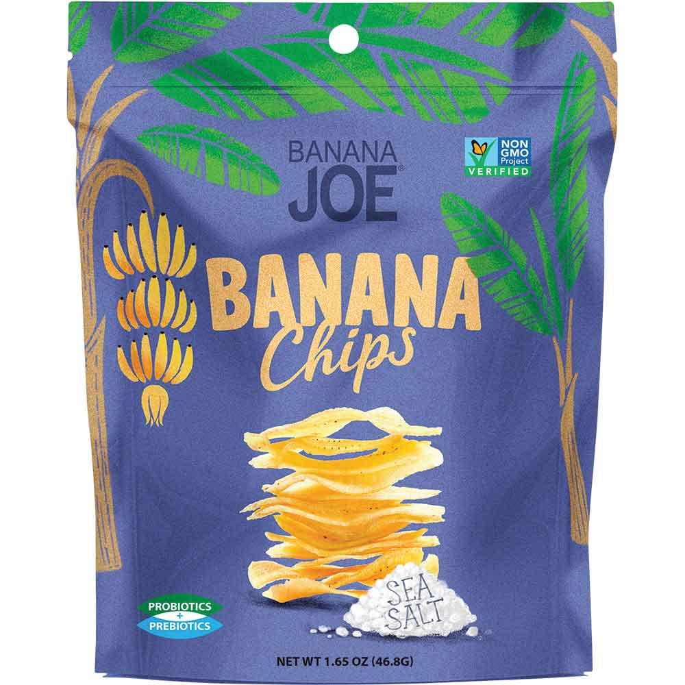 Banana Joe Banana Chips - Sea Salt - 46.8g - L'Organic