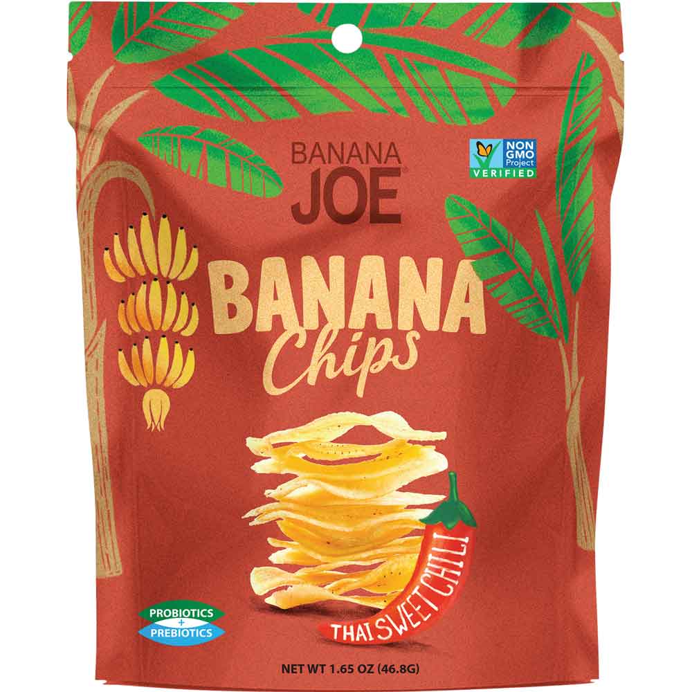Banana Joe Banana Chips - Thai Sweet Chili - 46.8g - L'Organic