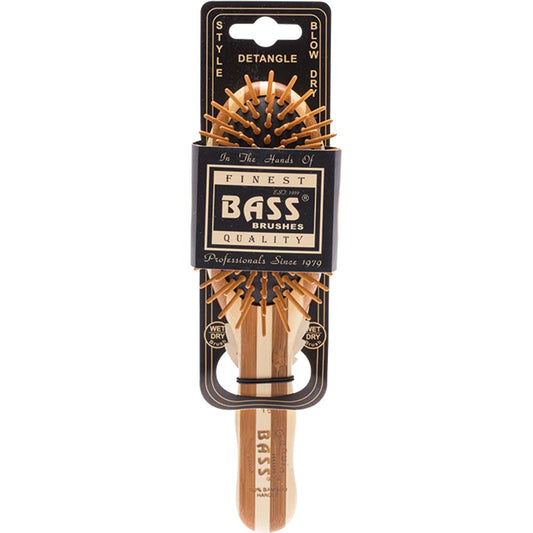 Bass Brushes Bamboo Hairbrush - Small Oval - L'Organic