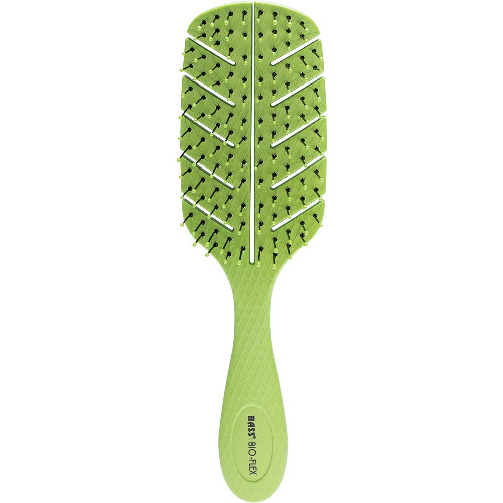 Bass Brushes Detangler Brush - Green - L'Organic