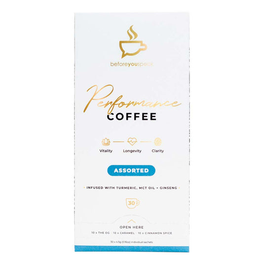 Before You Speak Performance Coffee Assorted - 4.5g x 30 Pack - L'Organic