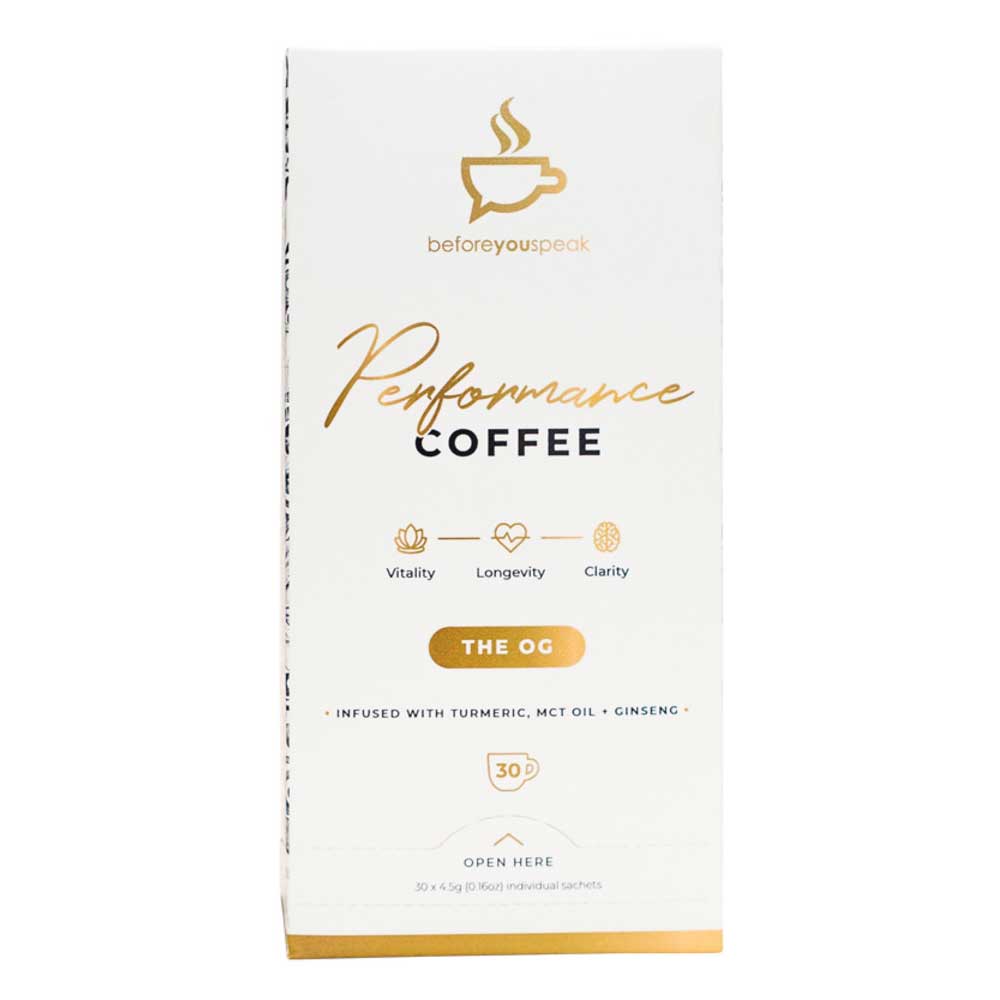 Before You Speak Performance Coffee The OG - 4.5g x 30 Pack - L'Organic