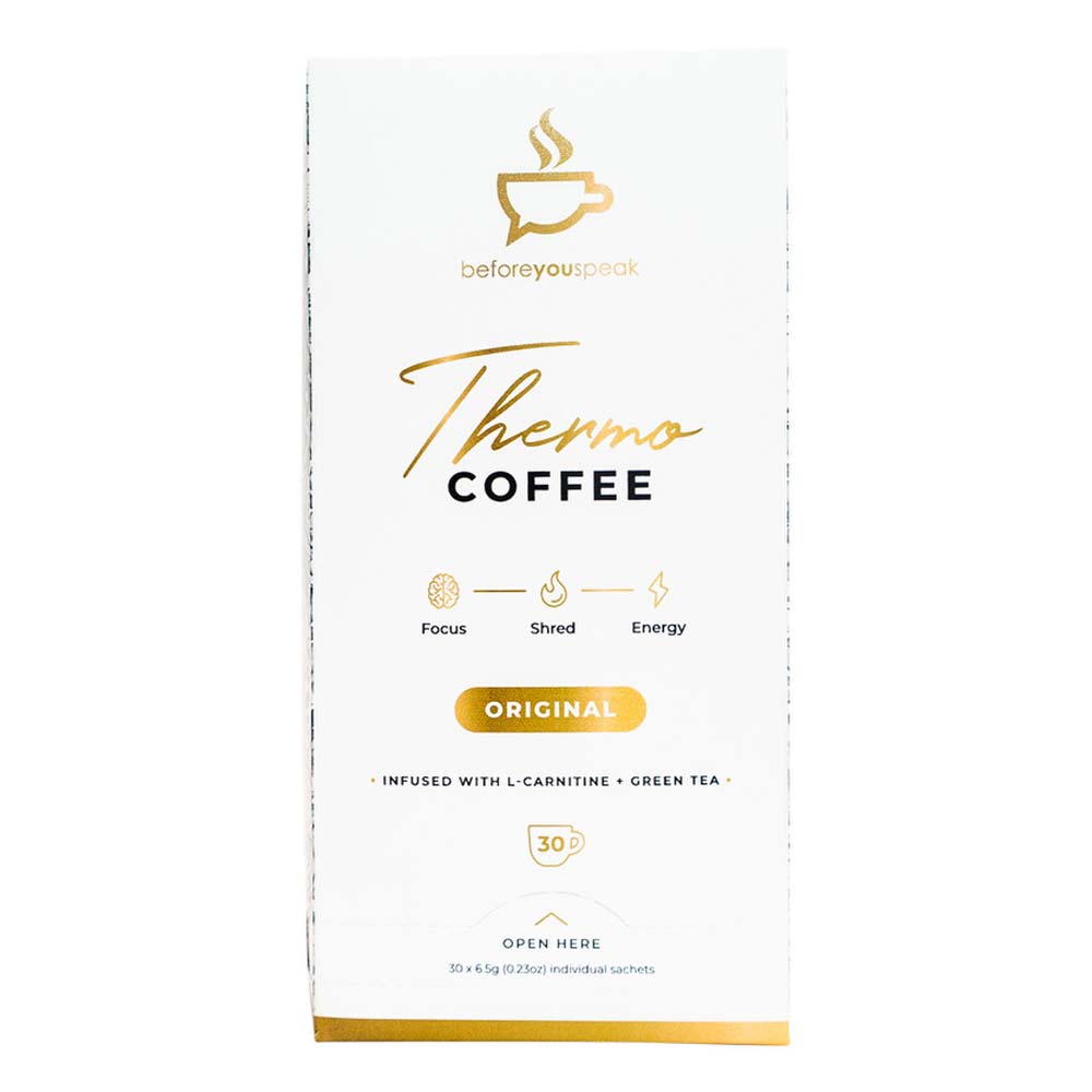 Before You Speak Thermo Coffee Original - 6.5g x 30 Pack - L'Organic