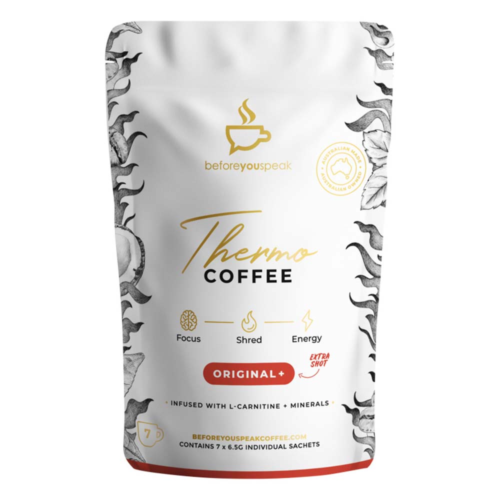 Before You Speak Thermo Coffee Original + Extra Shot - 6.5g x 7 Pack - L'Organic