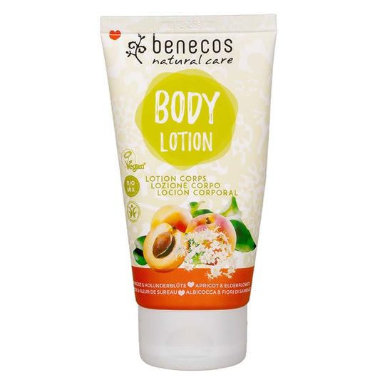 Benecos Body Lotion - Apricot & Elderflower - 150ml - L'Organic