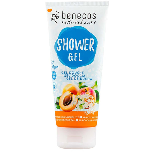 Benecos Shower Gel - Apricot & Elderflower - 200ml - L'Organic