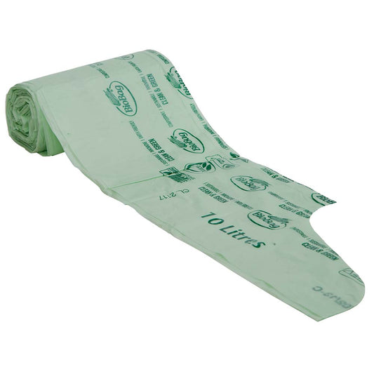 BioBag Compostable Bin Liners 10 Litre - 20 Bags - L'Organic