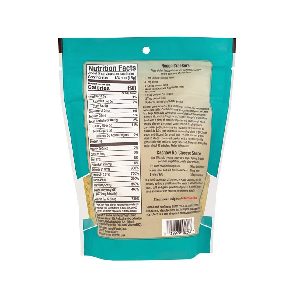 Bob's Red Mill, Large Flake Nutritional Yeast, Gluten Free, 5 oz - 142g - L'Organic