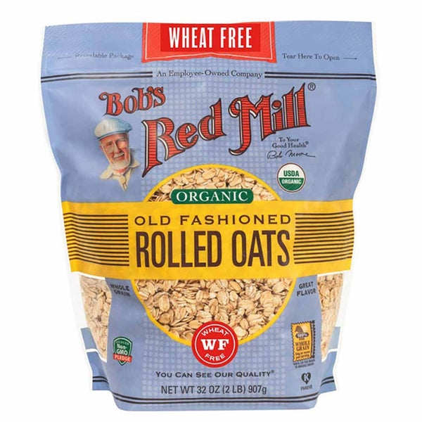 Bob's Red Mill Old Fashioned Organic Rolled Oats - 907g - L'Organic