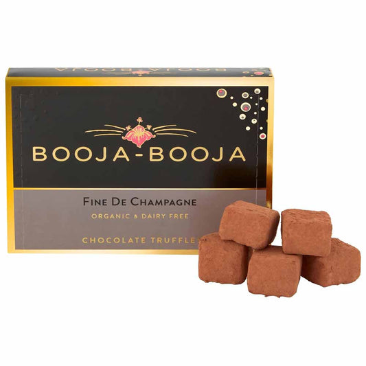 Booja Booja Fine de Champagne Vegan Chocolate Truffles 92g - 8 Pack - L'Organic