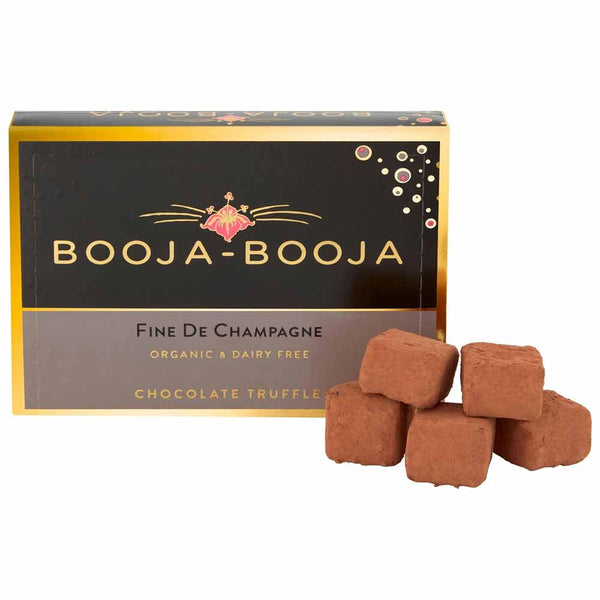 Booja Booja Fine de Champagne Vegan Chocolate Truffles 92g - 8 Pack - L'Organic