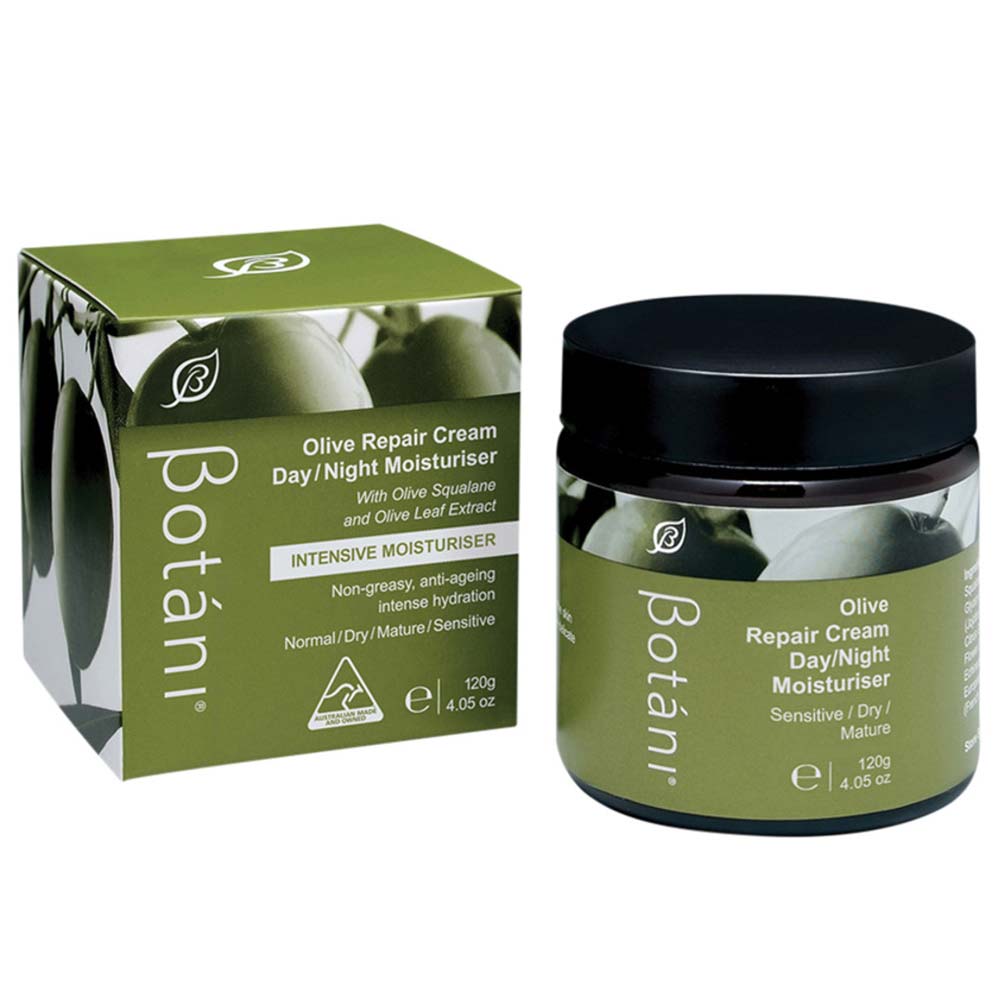 Botani Olive Repair Cream Day/Night Moisturiser (Sensitive/Dry/Mature) - 120g - L'Organic