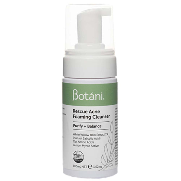 Botani Rescue Acne Foaming Cleanser (Purify + Balance) - 100ml - L'Organic