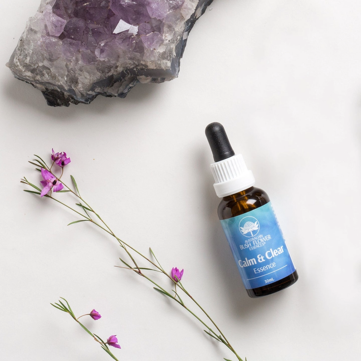 Australian Bush Flower Essences Essence Drops - Calm & Clear - 30ml