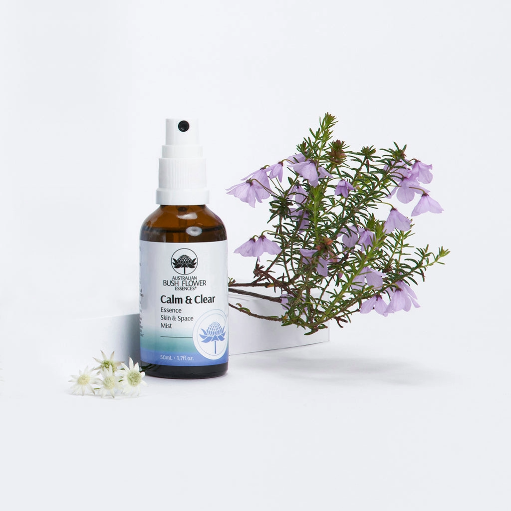 Australian Bush Flower Essences Organic Space Mist - Calm & Clear - 50ml