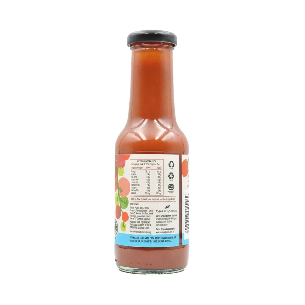 Ceres Organics Tomato Sauce - No Refined Sugar - 290ml - L'Organic