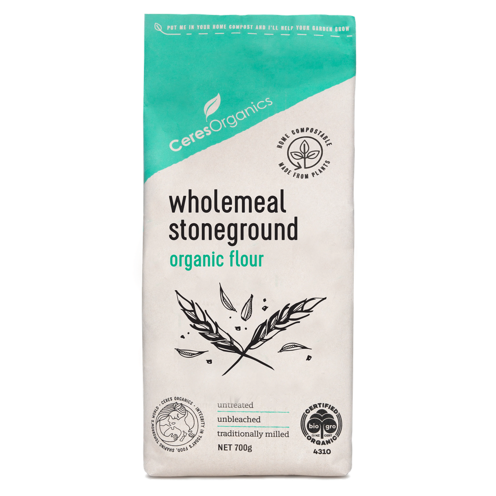 Ceres Organics Wholemeal Stoneground Flour - 800g - L'Organic