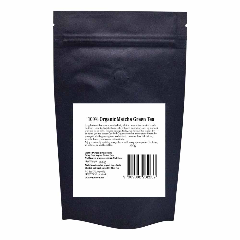 Chai Tea Organic Matcha Powder - 1kg