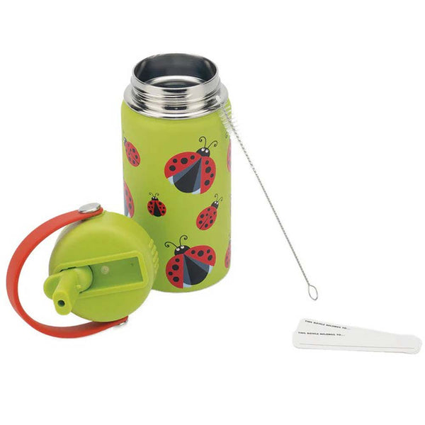 Cheeki Insulated Kids Water Bottle Ladybug - 400ml - L'Organic