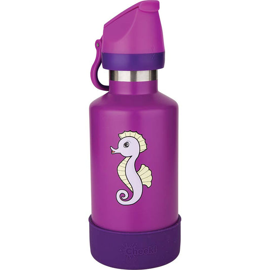 Cheeki Insulated Kids Water Bottle Sienna the Seahorse - 400ml - L'Organic