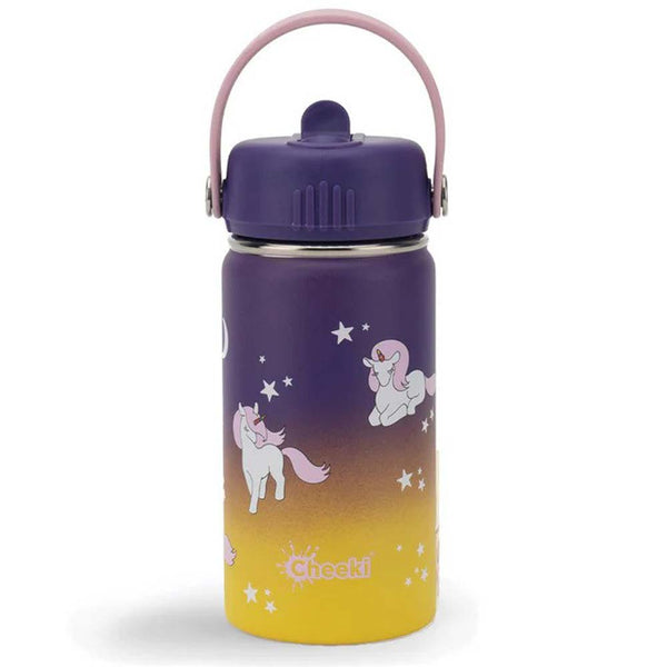 Cheeki Insulated Kids Water Bottle Unicorn - 400ml - L'Organic