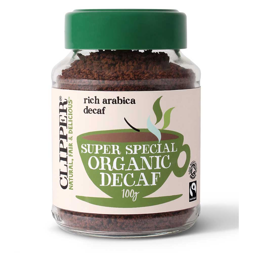 Clipper Organic Instant Coffee - Decaf - 100g - L'Organic
