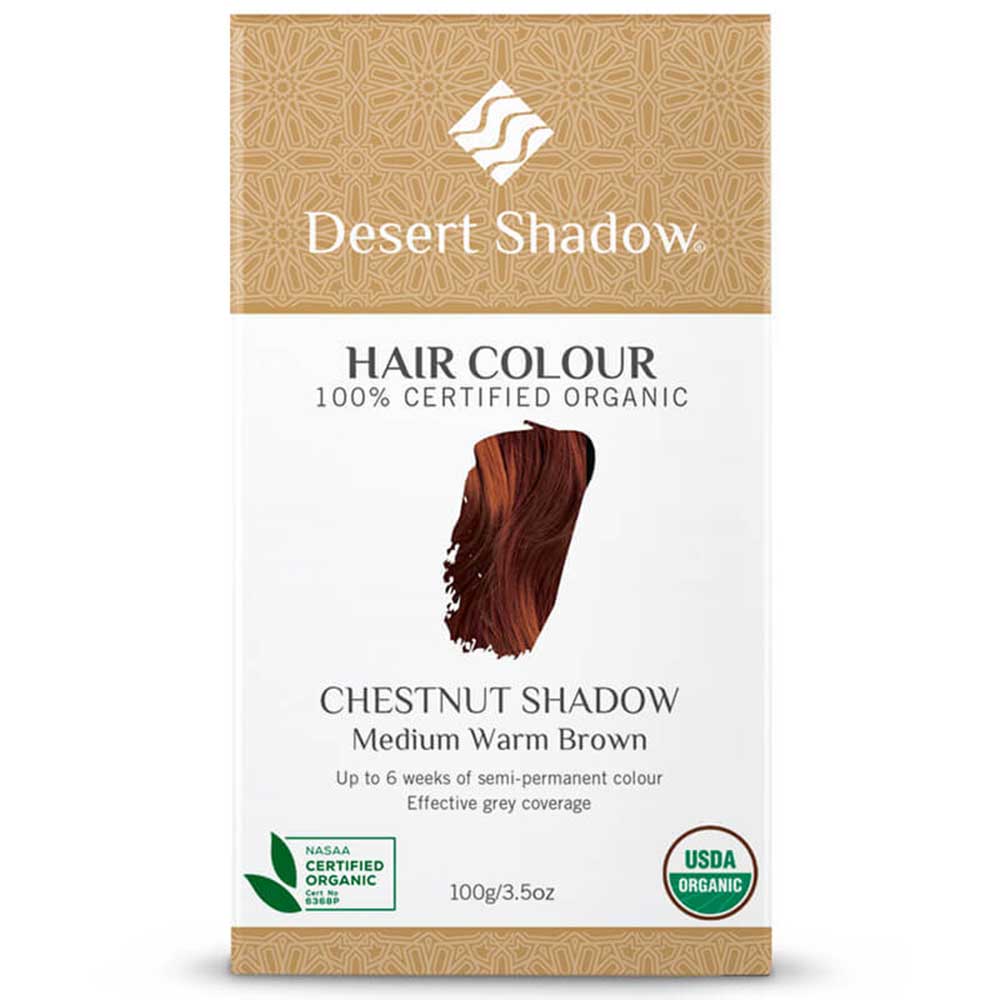 Desert Shadow Organic Hair Dye Chestnut Shadow - 100g - L'Organic