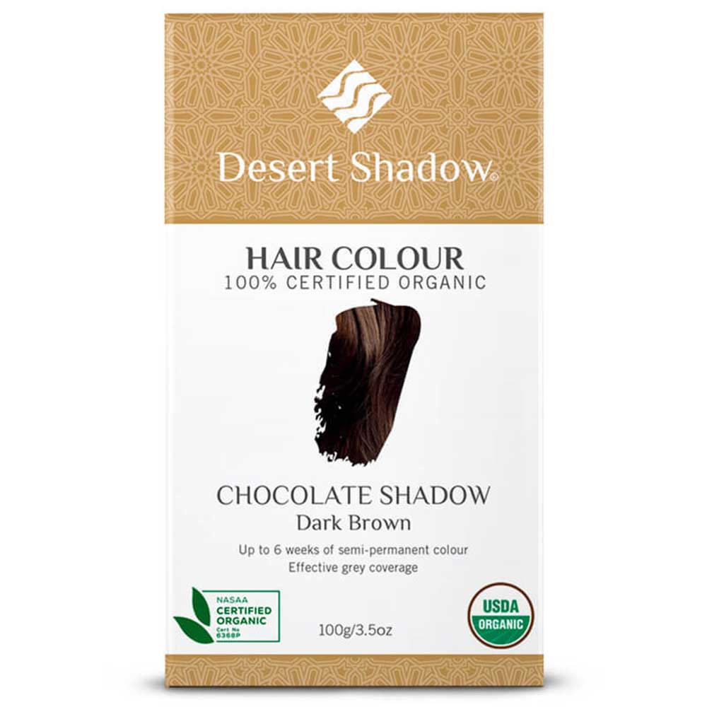 Desert Shadow Organic Hair Dye Chocolate Shadow - 100g - L'Organic