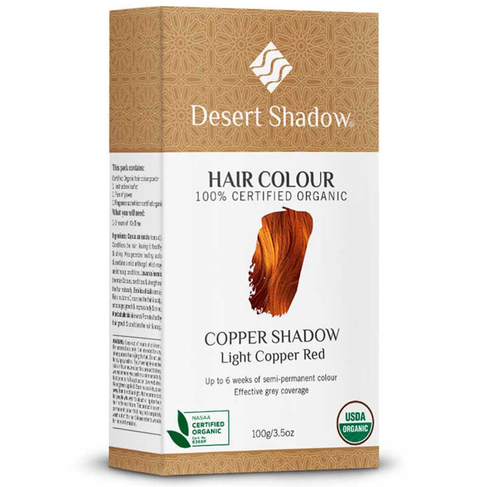 Desert Shadow Organic Hair Dye Copper Shadow - 100g - L'Organic