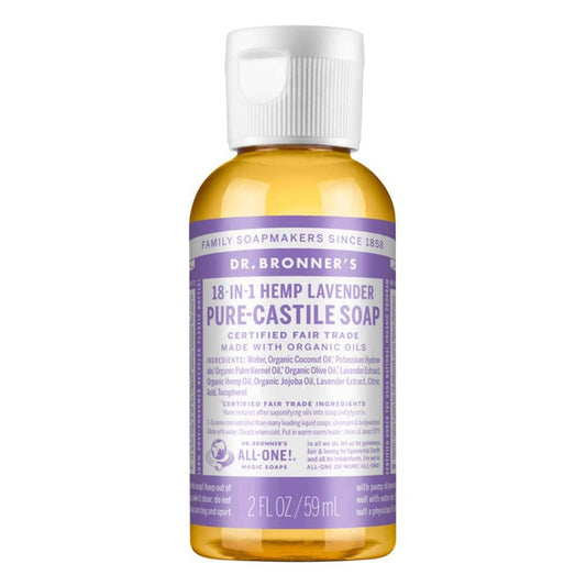 Dr Bronner's Pure Castile Liquid Soap - Lavender - L'Organic