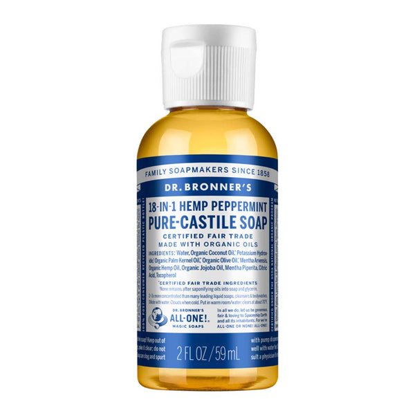 Dr Bronner's Pure Castile Liquid Soap - Peppermint - L'Organic